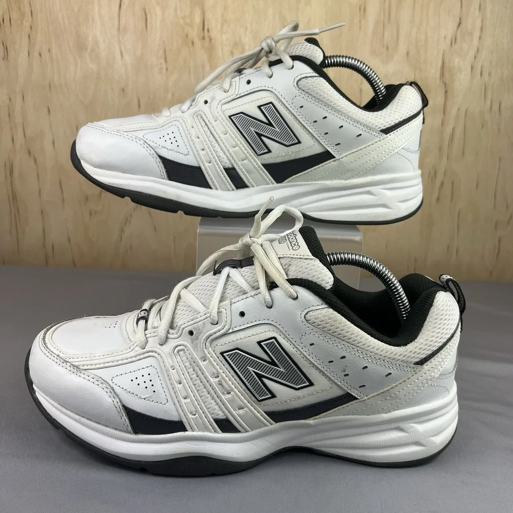 New Balance 409 Men's 9.5 4E Extra Wide White Leather Sneakers MX409WG2